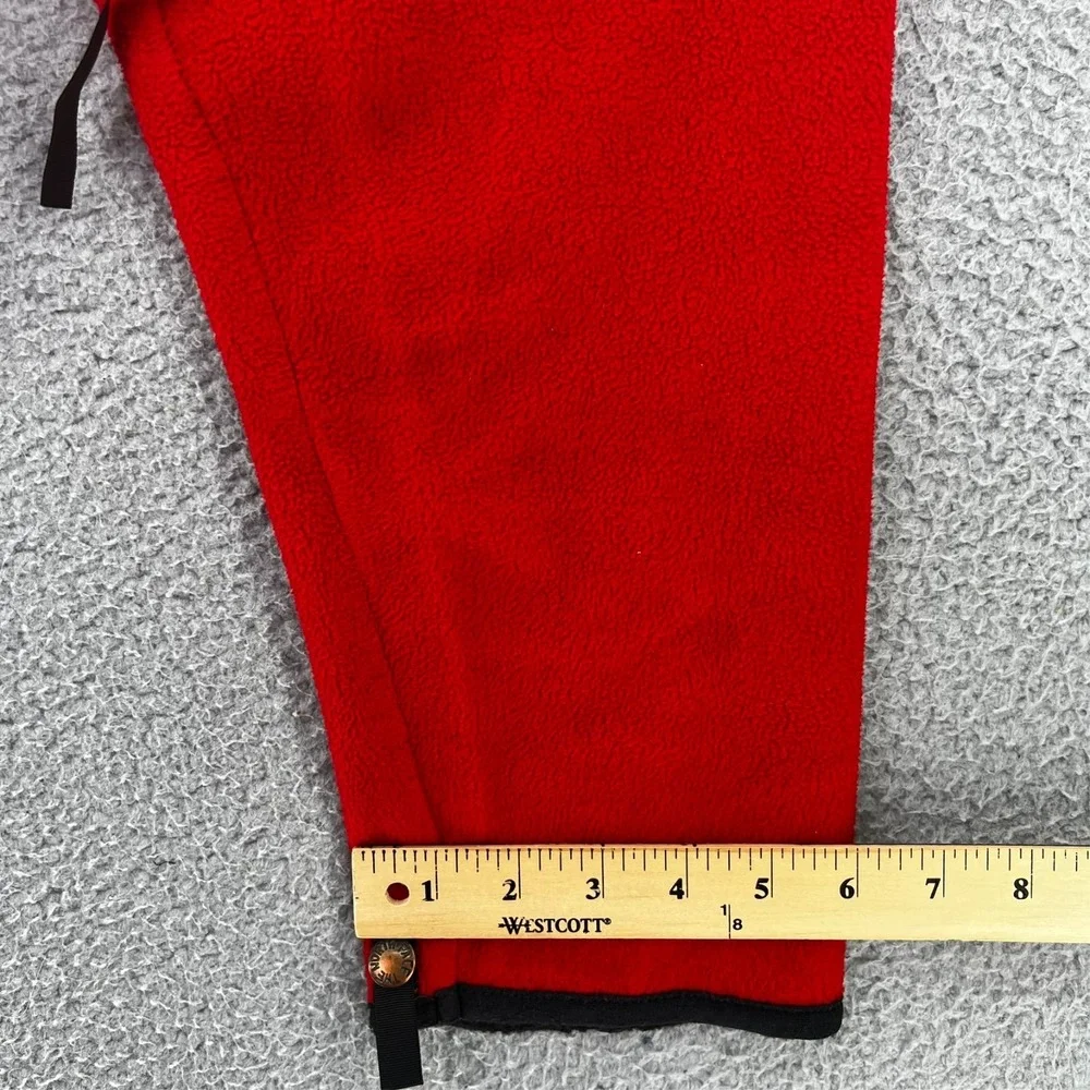 The North Face‎ Vintage Fleece Zipper Jacket Made in USA Red Size Large READ